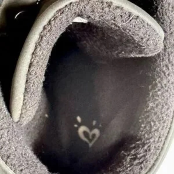 Justice Black Waterproof Duck Boots – Insulated Lace-Up Winter Rain Boots Sz 3/5 - Picture 3 of 10